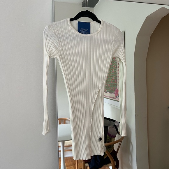 Simon Miller Orbit Rib-knit Slit Top - Picture 2 of 2